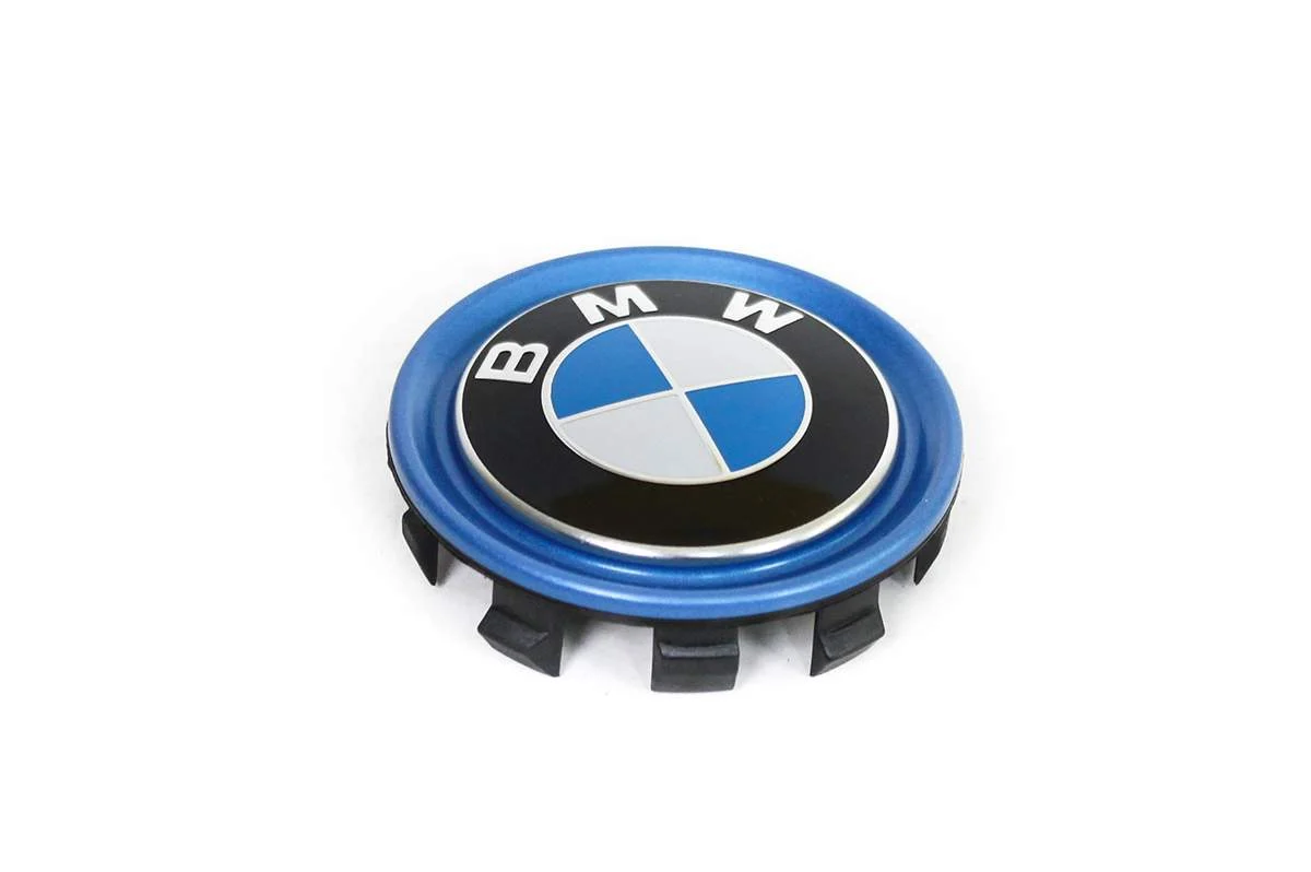 BMW Nabenabdeckung mit blauem Ring