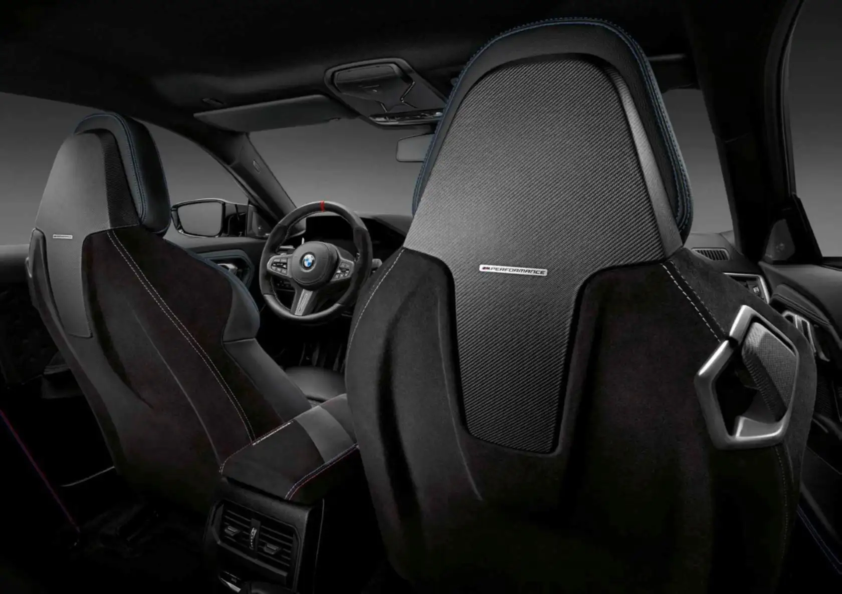 BMW M Performance Sitzrückenschale Alcantara/Carbon offenporig kl