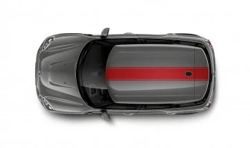 MINI Satz Sportstripes Roofkit rot F60 F60N