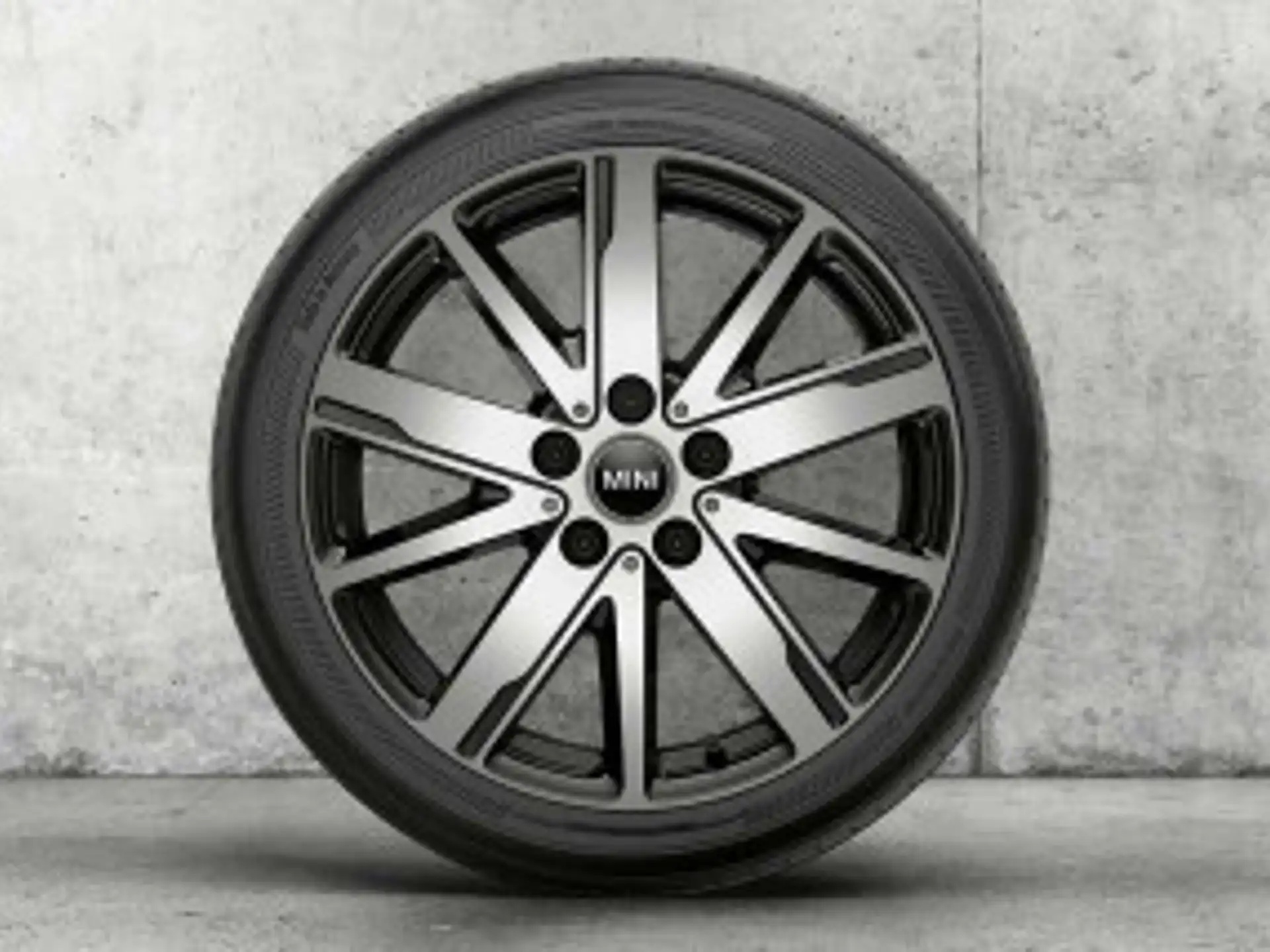MINI Alufelge Scissor Spoke 830 jet black uni 7Jx17 ET54 F55/F56/F57