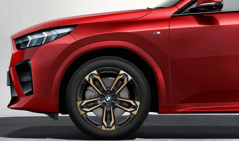 BMW Alufelge M Doppelspeiche 871 bicolor (night gold/hochglanzpoliert) E-8Jx19 ET46 X2 U10