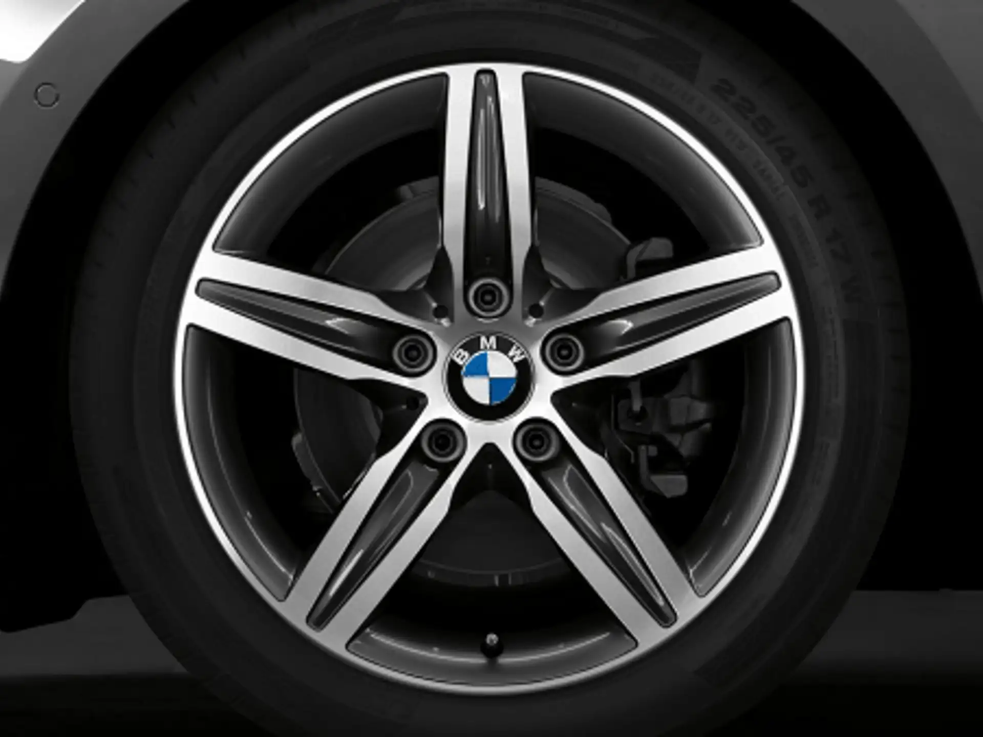 BMW Alufelge Sternspeiche 379 17 Zoll orbitgrey/glanzgedreht
