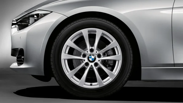 BMW Alufelge V-Speiche 395 17 Zoll silber 3er 4er