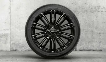 MINI Alufelge Tentacle Spoke 500 jet black uni 7J ET54 F55/F56/F5