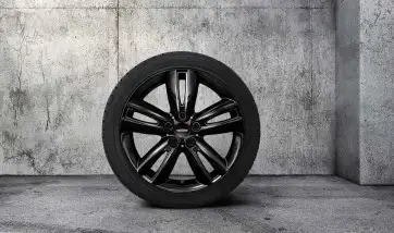 BMW Scheibenrad Leichtmetall schwarz F55 F56 F57 36116866366
