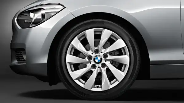 BMW Alufelge Turbinenstyling 381 17 Zoll silber - 1er F20 F21 2er