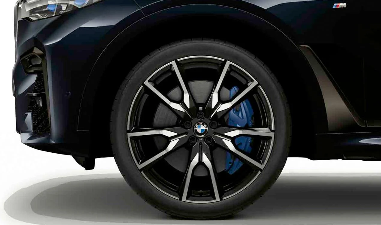 BMW Alufelge V-Speiche 755M ceriumgrey/glanzgedreht 9,5Jx22 ET32 X7 G07 Vorderachse 