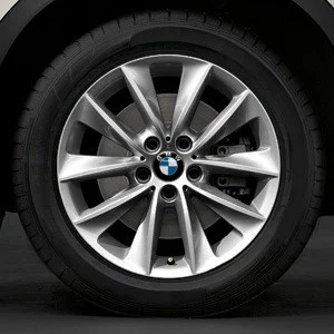 BMW Alufelge V-Speiche 307 8J x 18 ET 43 Silber Vorderachse / Hinterachse