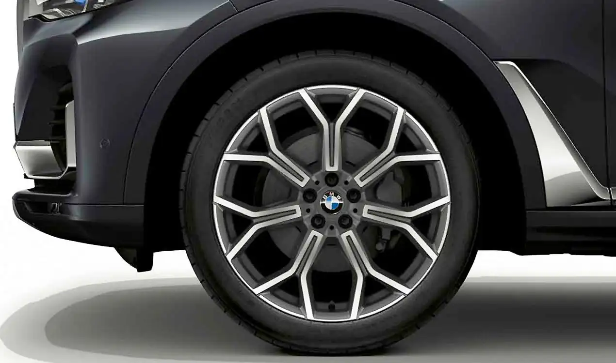 BMW Alufelge Y-Speiche 753 ferricgrey/glanzgedreht 9,5J ET36 X7 G