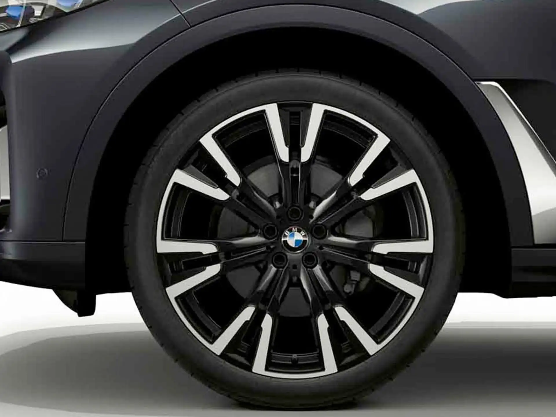 BMW Alufelge Y-Speiche 756 bicolor (orbitgrey/hochglanzpoliert) 10,5Jx22 ET 43 Hinterachse X7 G07