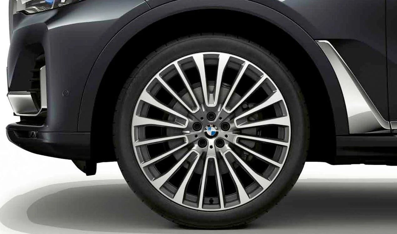 BMW Alufelge Y-Speiche 757 ferricgrey/glanzgedreht 9,5Jx22 ET32 X7 G07