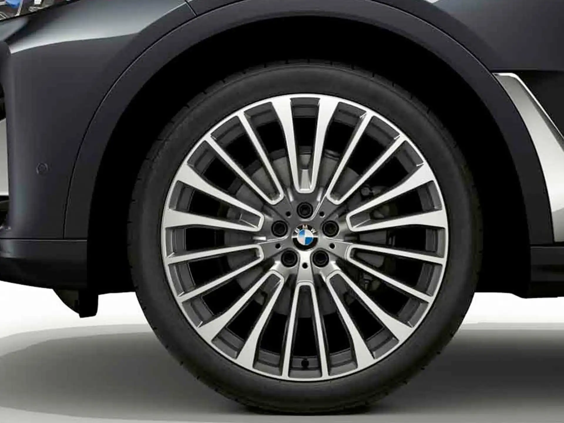 BMW Alufelge Y-Speiche 757 ferricgrey/glanzgedreht 10,5x22 ET43 X7 G07