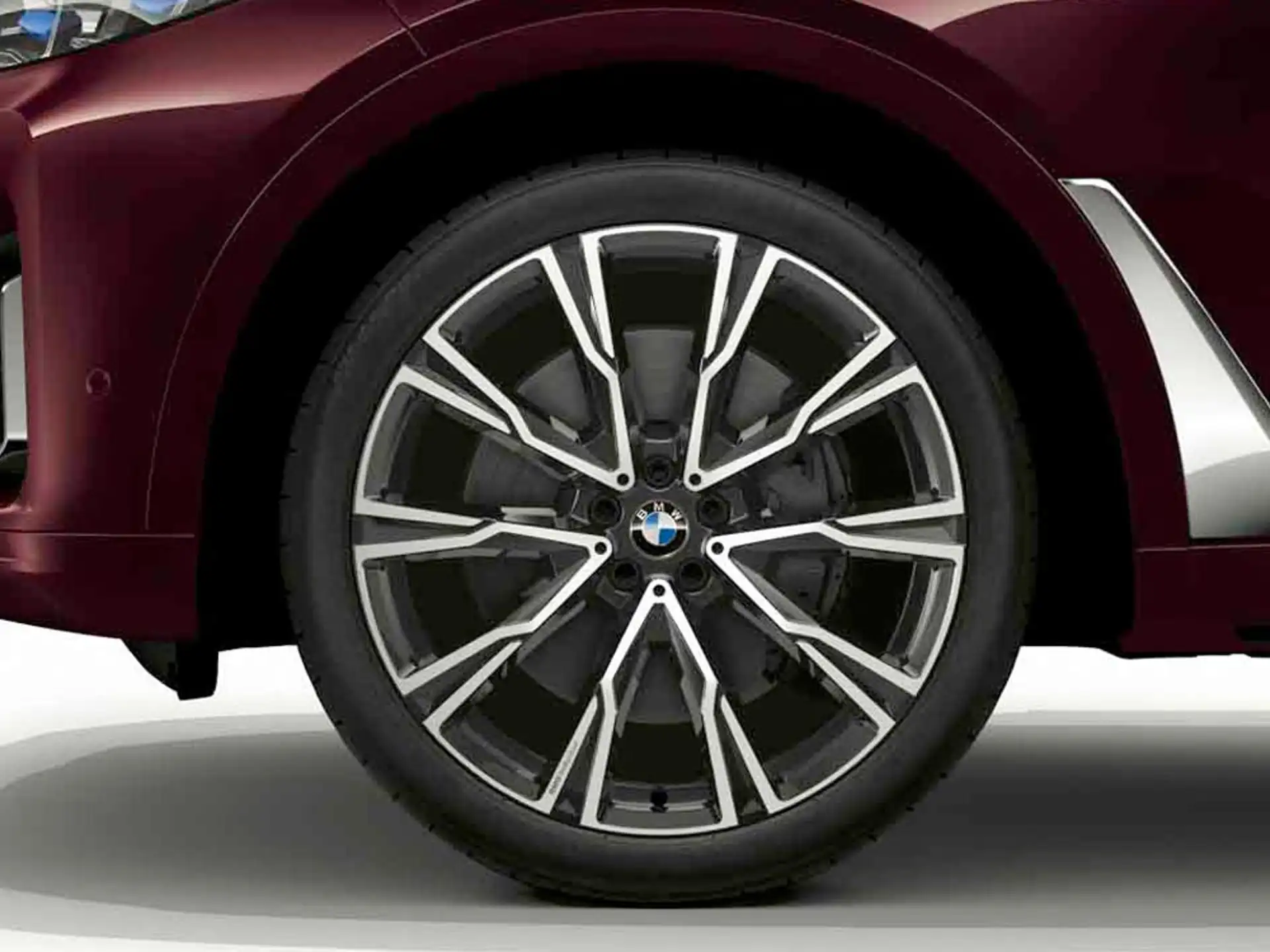 BMW Alufelge Y-Speiche 758 bicolor (orbitgrey/hochglanzpoliert) 9,5Jx22 ET 32 Vorderachse X7 G07